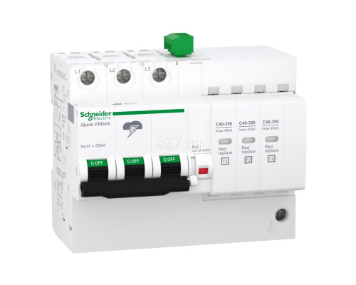 Пристрій захисту від імпульсних перенапруг (ПЗІП) Schneider Electric A9L16293 Acti9