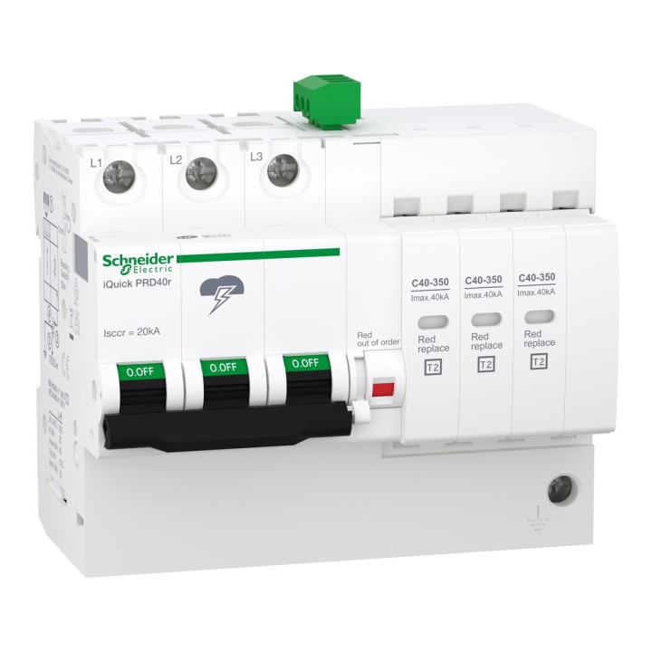 Пристрій захисту від імпульсних перенапруг (ПЗІП) Schneider Electric A9L16293 Acti9 · Schneider Electric · schneider-electric-a9l16293