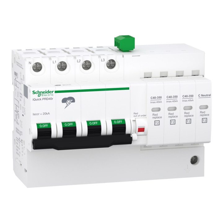 Пристрій захисту від імпульсних перенапруг (ПЗІП) Schneider Electric A9L16294 Acti9 · Schneider Electric · schneider-electric-a9l16294