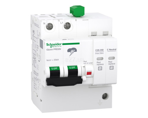 Пристрій захисту від імпульсних перенапруг (ПЗІП) Schneider Electric A9L16295 Acti9