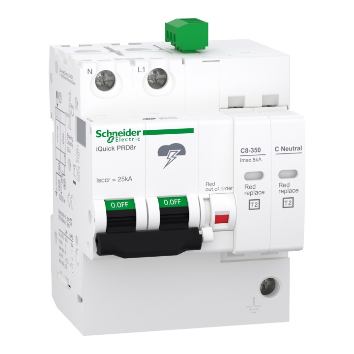 Пристрій захисту від імпульсних перенапруг (ПЗІП) Schneider Electric A9L16298 Acti9 · Schneider Electric · schneider-electric-a9l16298