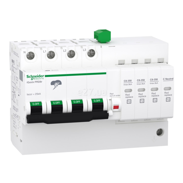 Пристрій захисту від імпульсних перенапруг (ПЗІП) Schneider Electric A9L16300 Acti9 · Schneider Electric · schneider-electric-a9l16300