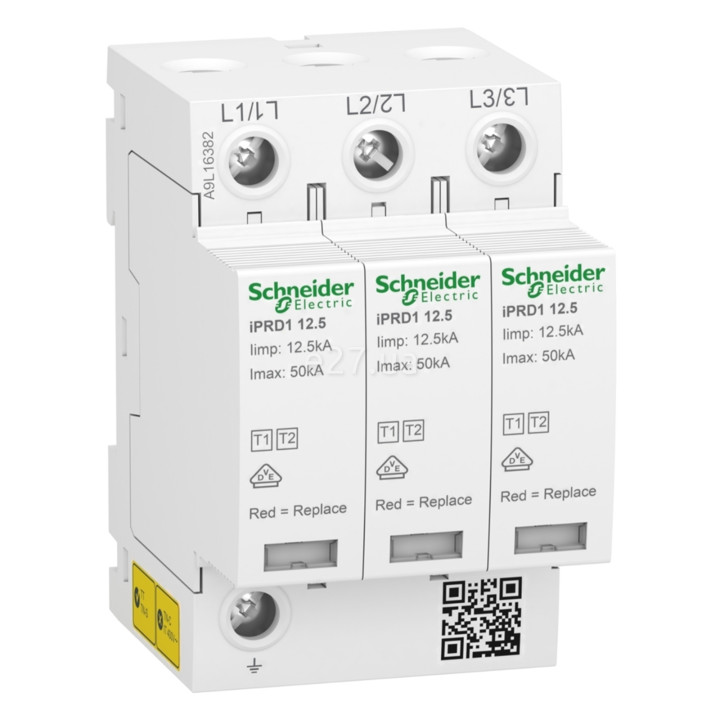 Пристрій захисту від імпульсних перенапруг (ПЗІП) Schneider Electric A9L16382 Acti9 · Schneider Electric · schneider-electric-a9l16382