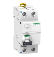Вимикач диференціального струму, УЗО Schneider Electric A9R41263 Acti9, 1P＋N, 63A, 10kA, 30mA, AC, на DIN-рейку