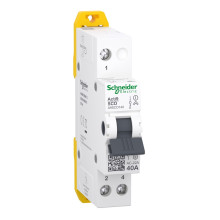 Перемикач I-0-II з загальним виходом зверху Schneider Electric A9SCO140 Acti9 iSSW, 1P, 40A, пластик, ip20, для модульного монтажу · Schneider Electric · schneider-electric-a9sco140