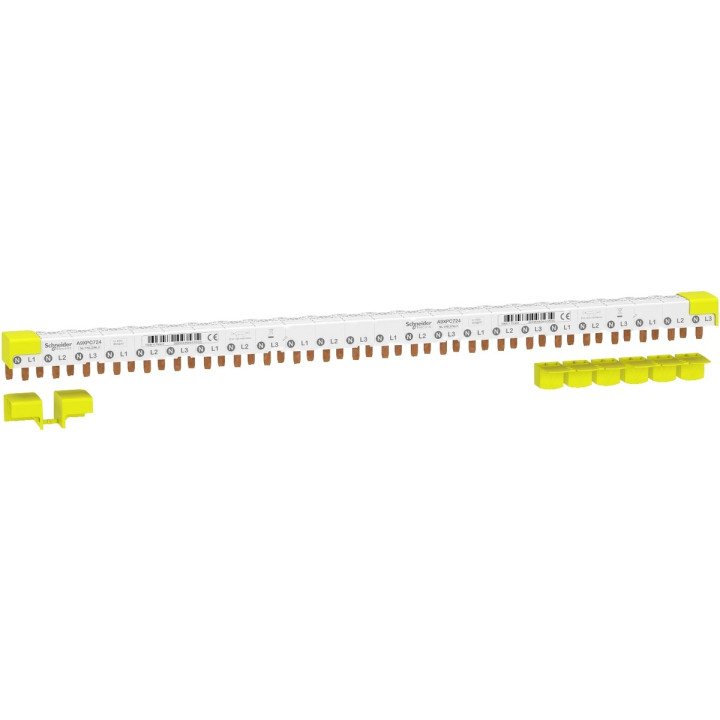Гребінчаста шина Schneider Electric A9XPC724 Acti9, 3P＋N, 80A · Schneider Electric · schneider-electric-a9xpc724
