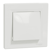 Вимикач 1-клавішний Schneider Electric EPH0100121 Asfora, білий, пластик, без підсвітки та індикації, для врізного монтажу · Schneider Electric · schneider-electric-eph0100121