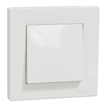 Вимикач 1-клавішний Schneider Electric EPH0100221 Asfora, білий, пластик, ip44, без підсвітки та індикації, для врізного монтажу · Schneider Electric · schneider-electric-eph0100221
