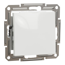 Вимикач 1-клавішний Schneider Electric EPH0170121 Asfora, 10A, білий, пластик, ip20, 1 клавіша, без підсвітки та індикації, для врізного монтажу · Schneider Electric · schneider-electric-eph0170121