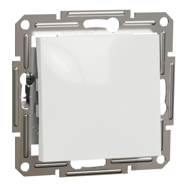 Вимикач 1-клавішний Schneider Electric EPH0170121 Asfora, 10A, білий, пластик, ip20, 1 клавіша, без підсвітки та індикації, для врізного монтажу · Schneider Electric · schneider-electric-eph0170121