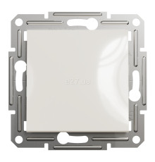 Вимикач 1-клавішний Schneider Electric EPH0170123 Asfora, 10A, кремовий, пластик, ip20, 1 клавіша, без підсвітки та індикації, для врізного монтажу