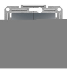 Вимикач 2-клавішний Schneider Electric EPH0300162 Asfora, сталь, пластик, без підсвітки та індикації, для врізного монтажу