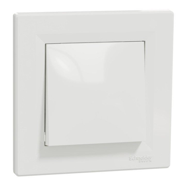 Перемикач перехресний 1-клавішний Schneider Electric EPH0500121 Asfora, білий, пластик, без підсвітки та індикації, для врізного монтажу · Schneider Electric · schneider-electric-eph0500121