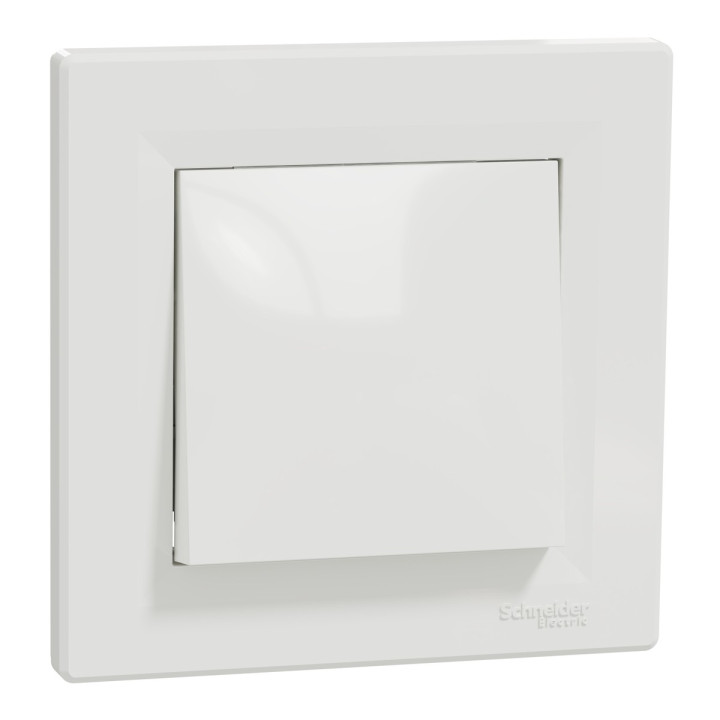Вимикач без фіксації 1-клавішний Schneider Electric EPH0700121 Asfora, білий, пластик, без підсвітки та індикації, для врізного монтажу · Schneider Electric · schneider-electric-eph0700121