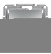 Вимикач без фіксації 1-клавішний Schneider Electric EPH0700161 Asfora, алюміній, пластик, без підсвітки та індикації, для врізного монтажу