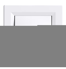 Вимикач без фіксації 1-клавішний Schneider Electric EPH0800121 Asfora, білий, пластик, без підсвітки та індикації, для врізного монтажу