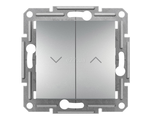 Вимикач для жалюзі Schneider Electric EPH1300161 Asfora, алюміній, пластик, для врізного монтажу