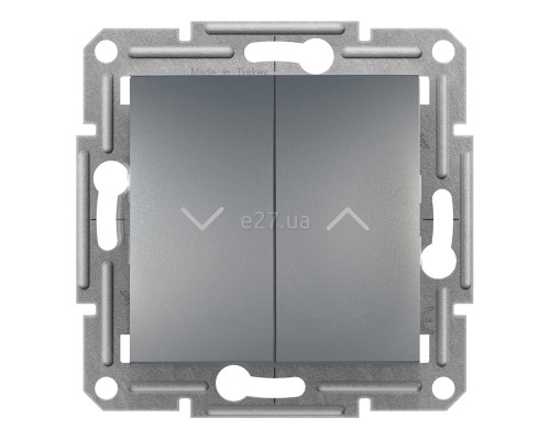 Вимикач для жалюзі Schneider Electric EPH1300162 Asfora, сталь, пластик, для врізного монтажу