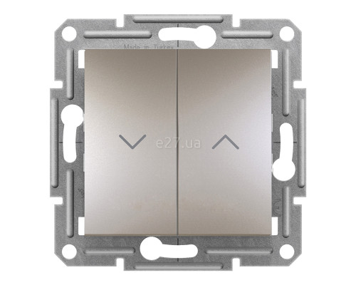 Вимикач для жалюзі Schneider Electric EPH1300169 Asfora, бронза, пластик, для врізного монтажу