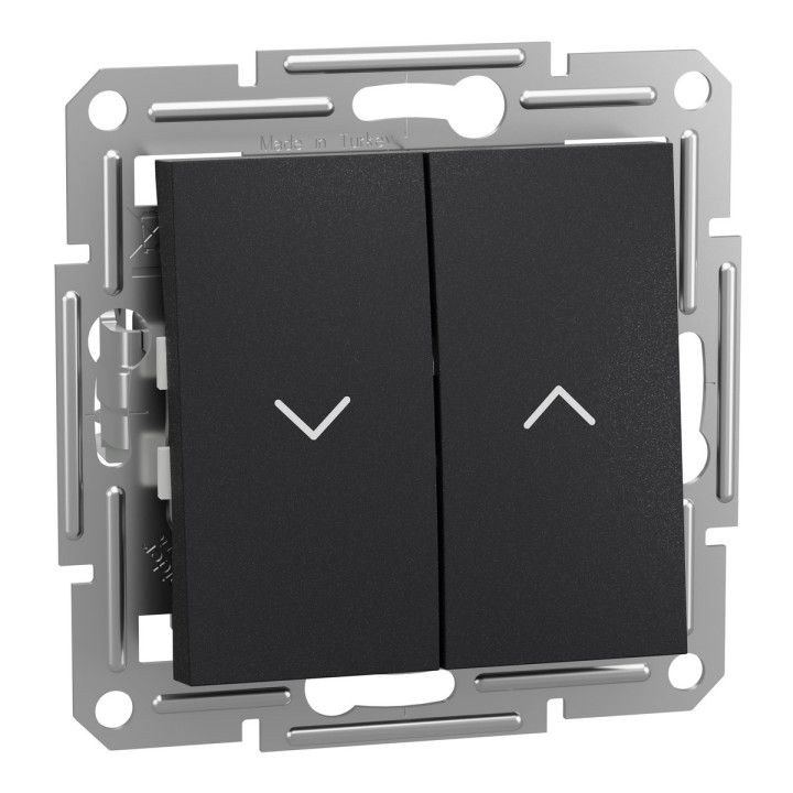 Вимикач для жалюзі Schneider Electric EPH1300171 Asfora, антрацит, пластик, для врізного монтажу · Schneider Electric · schneider-electric-eph1300171