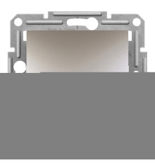 Вимикач без фіксації 1-клавішний Schneider Electric EPH1600169 Asfora, бронза, пластик, з підсвіткою, для врізного монтажу