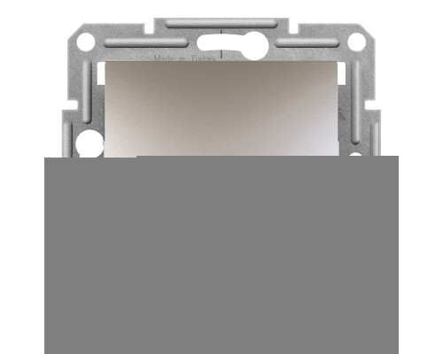 Вимикач без фіксації 1-клавішний Schneider Electric EPH1600169 Asfora, бронза, пластик, з підсвіткою, для врізного монтажу