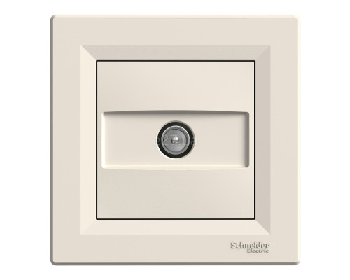 Розетка TV кінцева Schneider Electric EPH3200123 Asfora, кремовий, пластик, для врізного монтажу