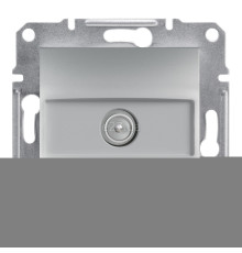Розетка TV кінцева Schneider Electric EPH3200161 Asfora, алюміній, пластик, для врізного монтажу
