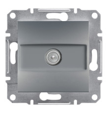 Розетка TV кінцева Schneider Electric EPH3200162 Asfora, сталь, пластик, для врізного монтажу