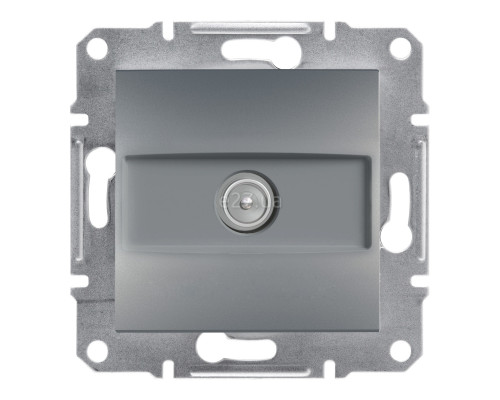 Розетка TV кінцева Schneider Electric EPH3200162 Asfora, сталь, пластик, для врізного монтажу