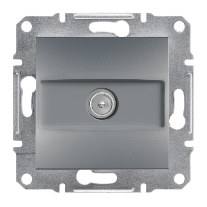 Розетка TV кінцева Schneider Electric EPH3200162 Asfora, сталь, пластик, для врізного монтажу · Schneider Electric · schneider-electric-eph3200162