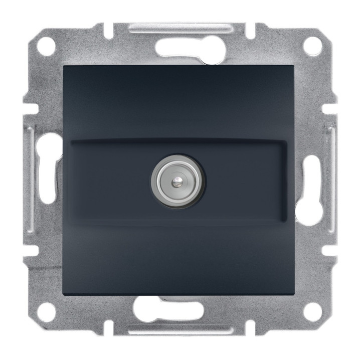 Розетка TV кінцева Schneider Electric EPH3200171 Asfora, антрацит, пластик, для врізного монтажу · Schneider Electric · schneider-electric-eph3200171