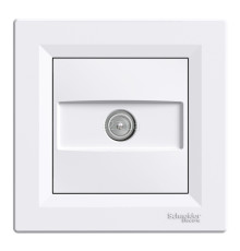 Розетка TV прохідна Schneider Electric EPH3200321 Asfora, білий, пластик, для врізного монтажу