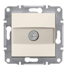Розетка TV кінцева Schneider Electric EPH3270123 Asfora, кремовий, пластик, ip20, для врізного монтажу