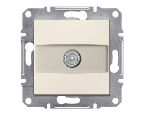 Розетка TV кінцева Schneider Electric EPH3270123 Asfora, кремовий, пластик, ip20, для врізного монтажу