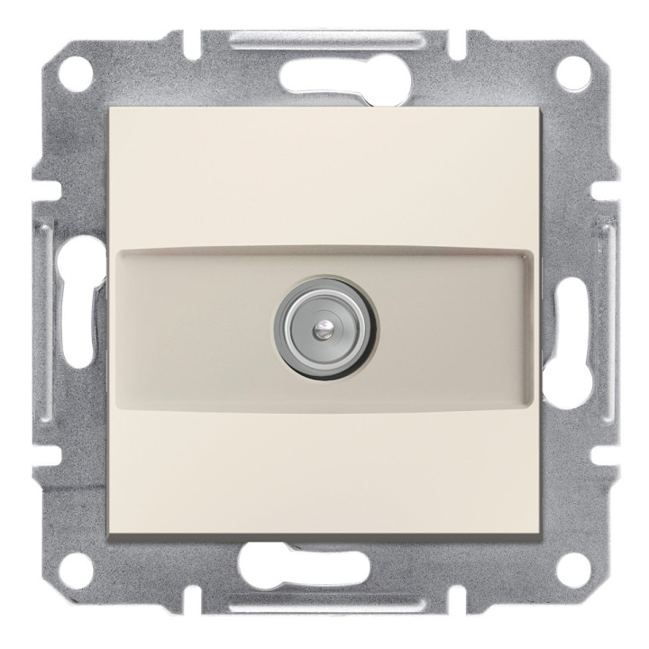 Розетка TV кінцева Schneider Electric EPH3270123 Asfora, кремовий, пластик, ip20, для врізного монтажу · Schneider Electric · schneider-electric-eph3270123