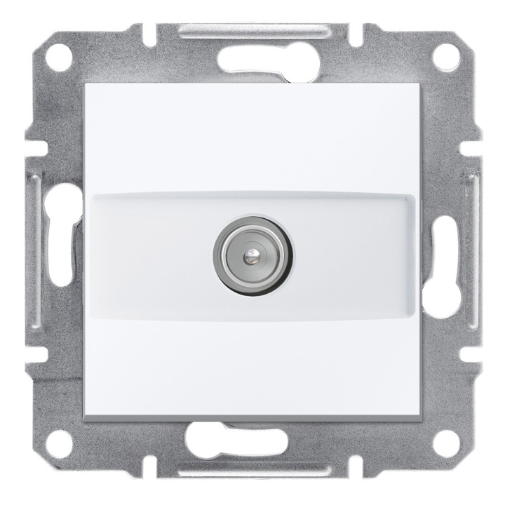 Розетка TV прохідна Schneider Electric EPH3270321 Asfora, білий, пластик, ip20, для врізного монтажу · Schneider Electric · schneider-electric-eph3270321