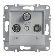 Розетка TV прохідна Schneider Electric EPH3500261 Asfora, алюміній, пластик, для врізного монтажу