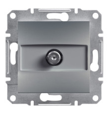 Розетка TV кінцева Schneider Electric EPH3700162 Asfora, сталь, пластик, для врізного монтажу