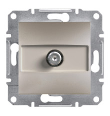 Розетка TV кінцева Schneider Electric EPH3700169 Asfora, бронза, пластик, для врізного монтажу