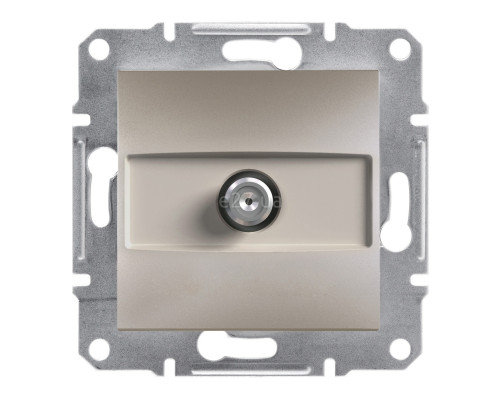 Розетка TV кінцева Schneider Electric EPH3700169 Asfora, бронза, пластик, для врізного монтажу