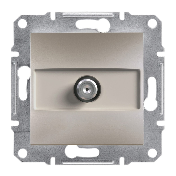 Розетка TV кінцева Schneider Electric EPH3700169 Asfora, бронза, пластик, для врізного монтажу · Schneider Electric · schneider-electric-eph3700169
