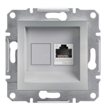 Розетка комп'ютерна Schneider Electric EPH4700161 Asfora, алюміній, пластик, для врізного монтажу