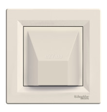 Кабельний вивід Schneider Electric EPH5500123 Asfora, кремовий, пластик, для врізного монтажу