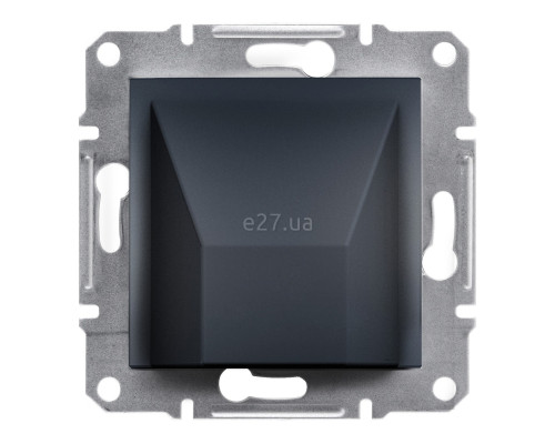 Кабельний вивід Schneider Electric EPH5500171 Asfora, антрацит, пластик, для врізного монтажу