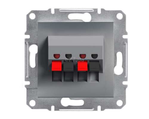 Розетка аудіо Schneider Electric EPH5700162 Asfora, сталь, пластик, для врізного монтажу