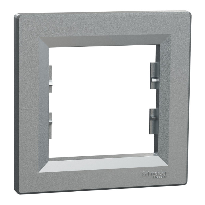 Рамка 1 пост Schneider Electric EPH5800161 Asfora, алюміній, пластик · Schneider Electric · schneider-electric-eph5800161