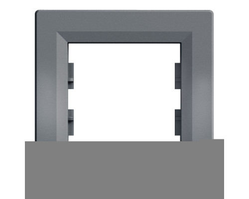 Рамка 1 пост Schneider Electric EPH5800162 Asfora, сталь, пластик