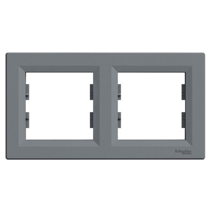 Рамка 2 поста Schneider Electric EPH5800262 Asfora, сталь, пластик · Schneider Electric · schneider-electric-eph5800262