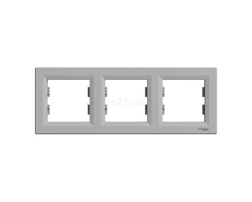 Рамка 3 поста Schneider Electric EPH5800361 Asfora, алюміній, пластик
